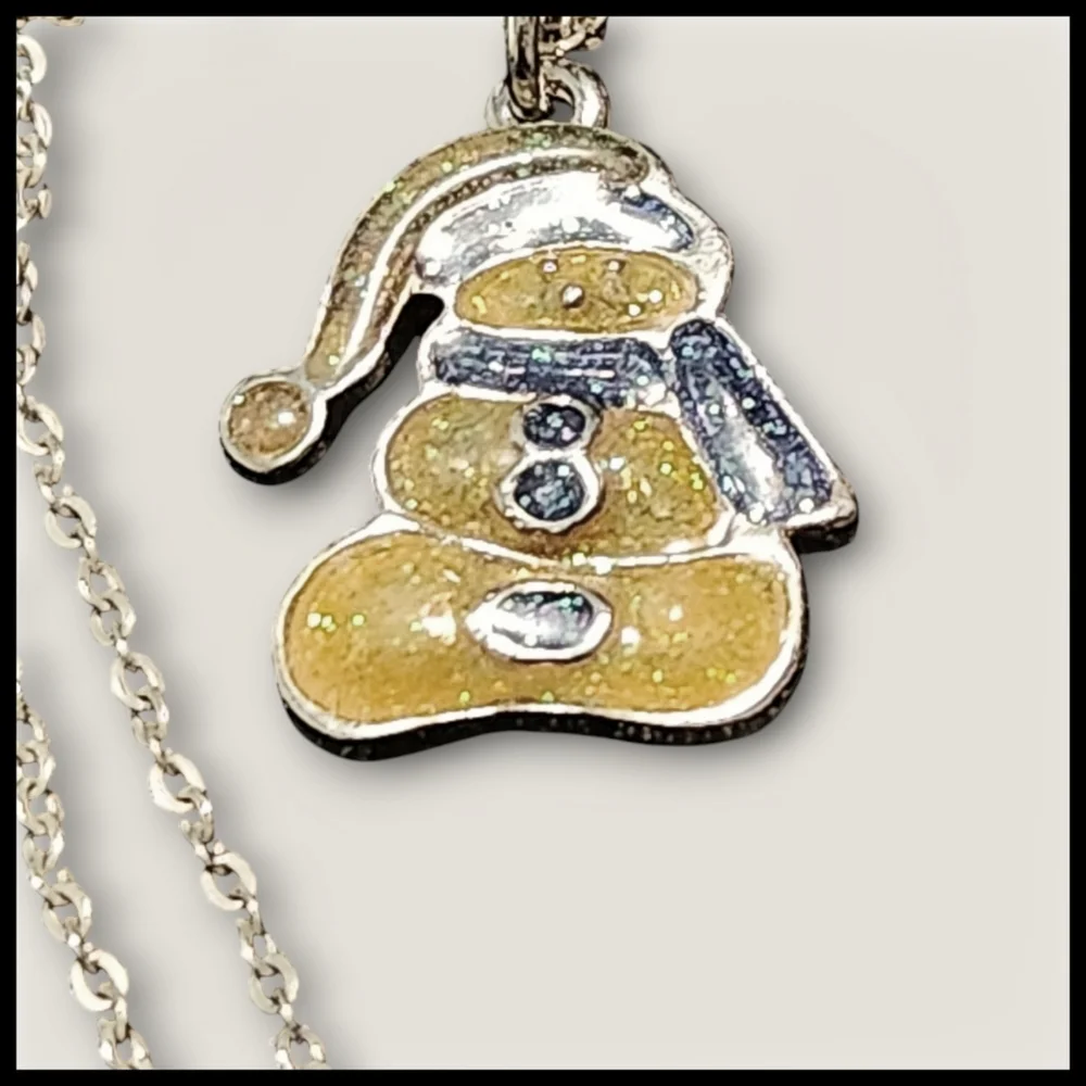 Cute Snowman Necklace
